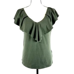 Anthropology Eri & Ali Ruffle Top